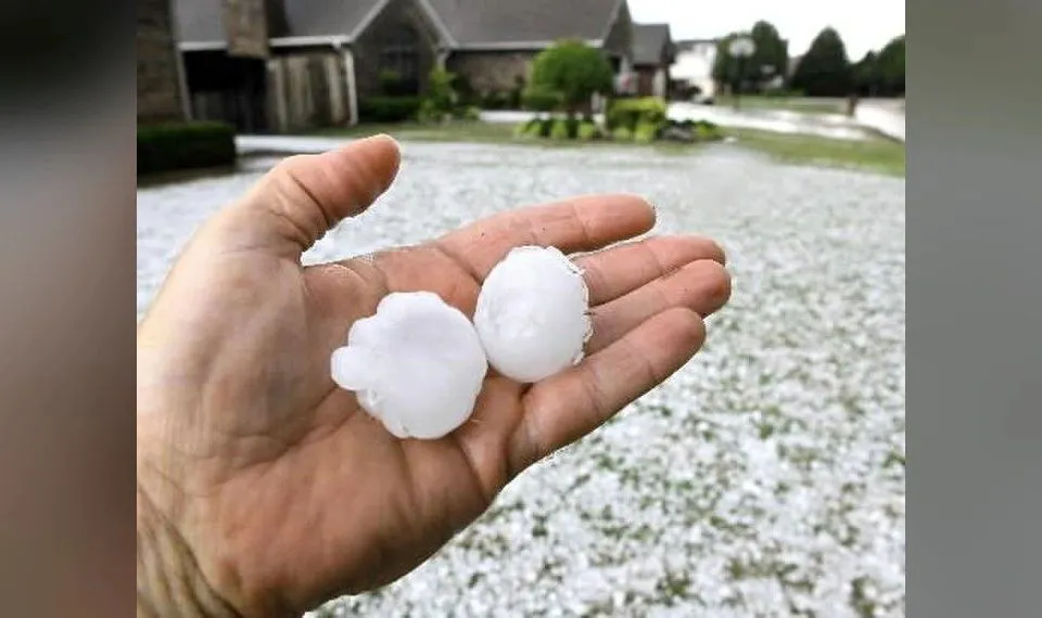 Hail and storm damage on shingles and siding